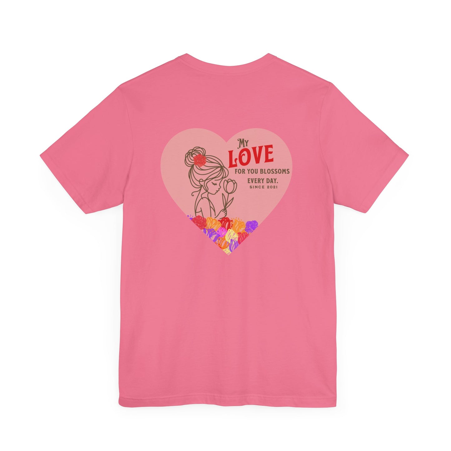 Love In Full Bloom Double-Sided Tee