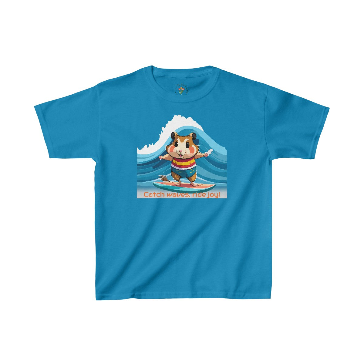 Surfer Hammy - Kids Heavy Cottonâ„¢ Tee