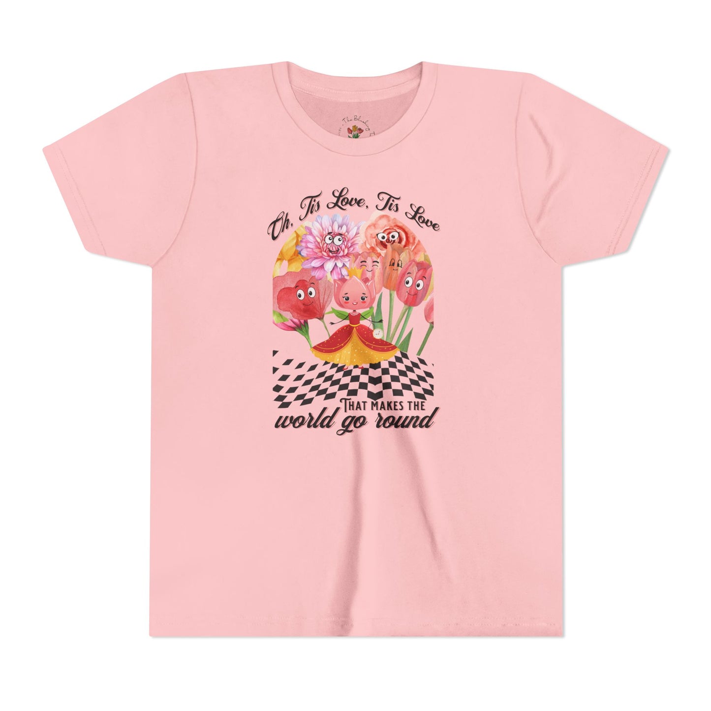 Floral Wonderland Inspired Youth Short Sleeve Tee