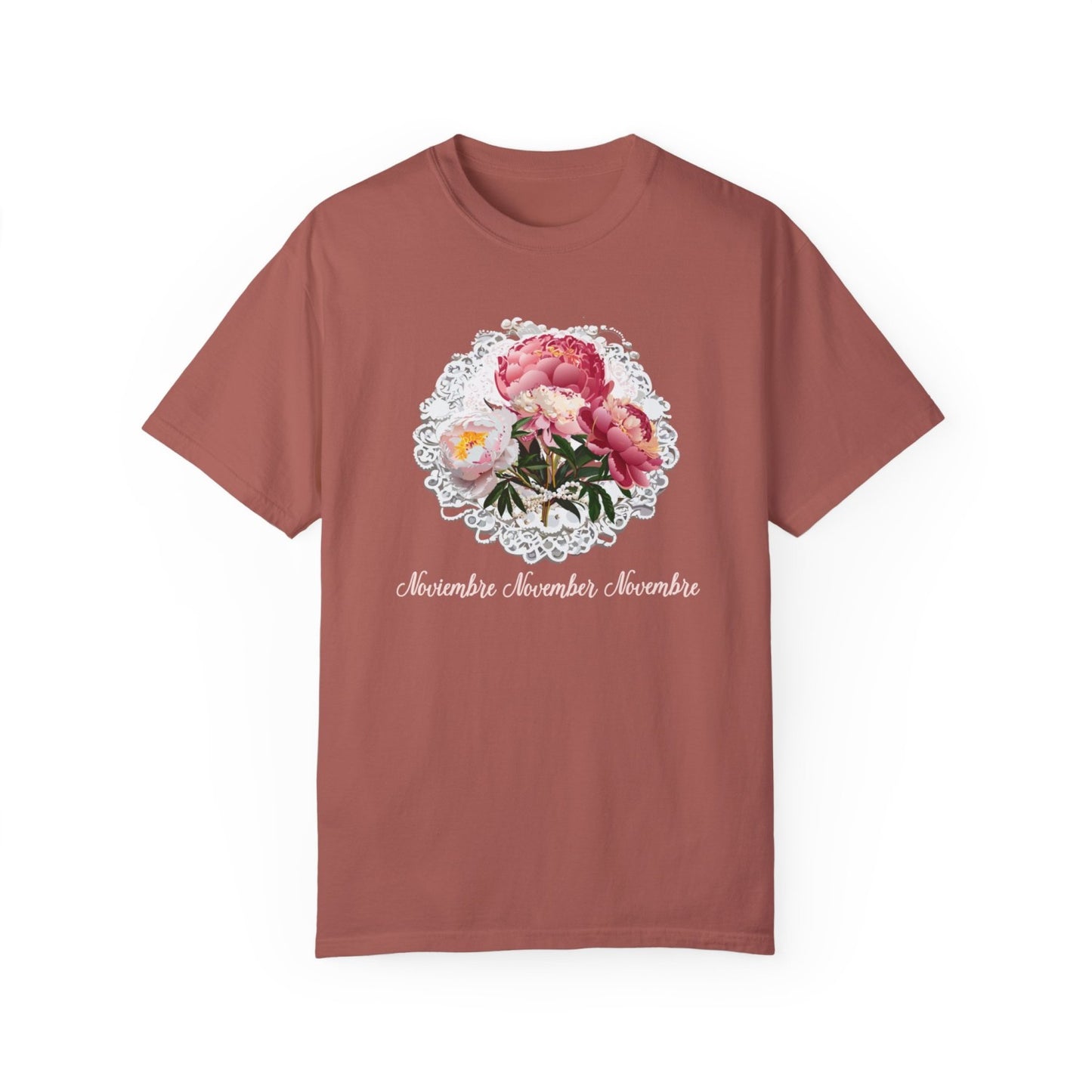 Comfy November Inspired Floral Tee