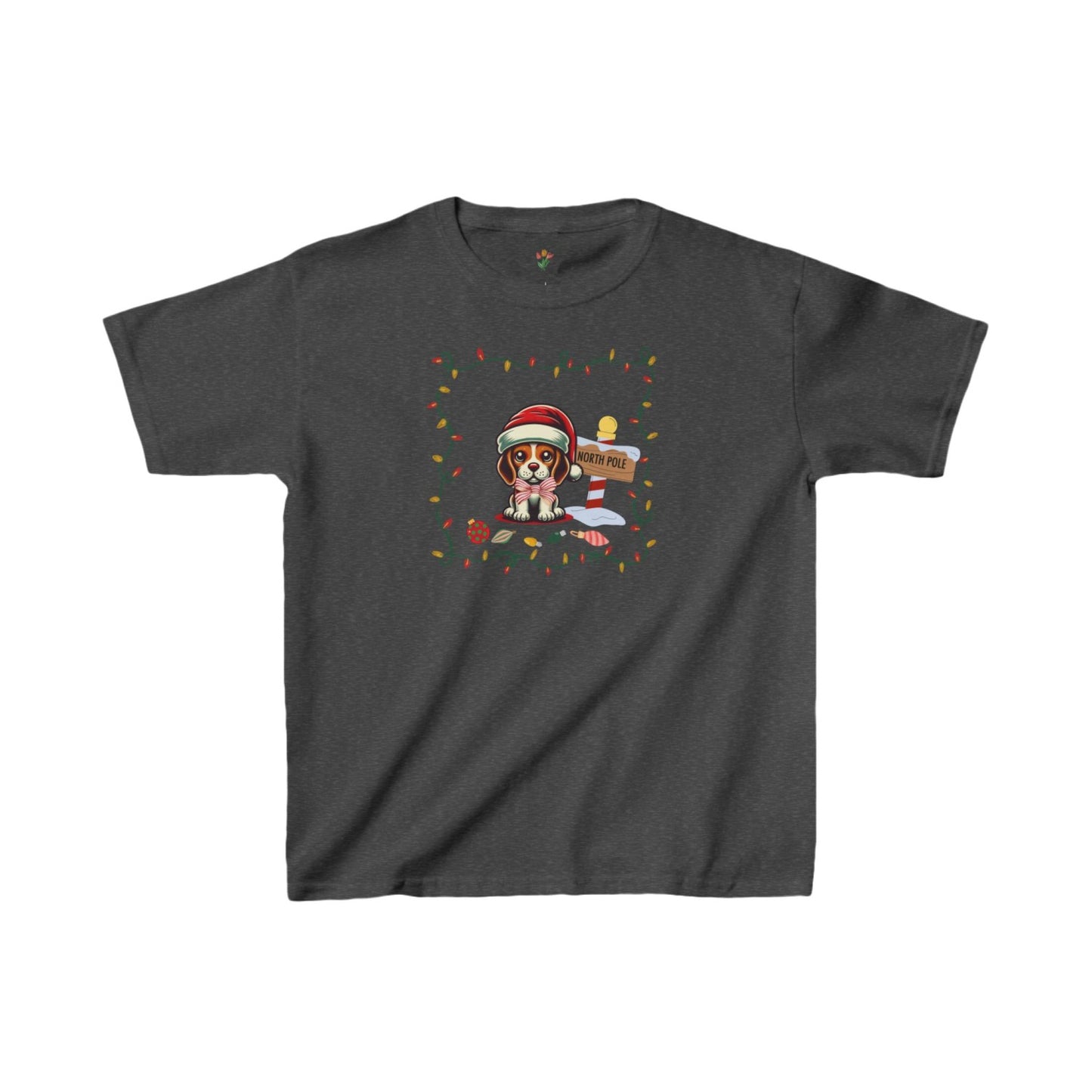 North Pole Beagle Kids Heavy Cottonâ„¢ Tee