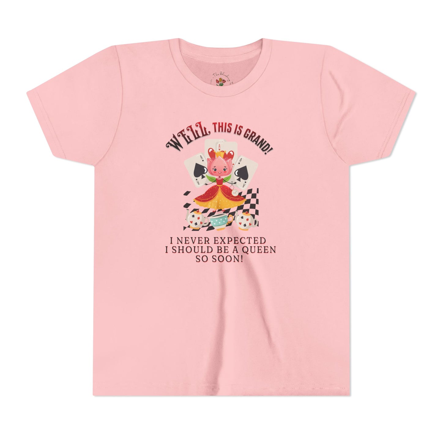 Whimsical Wonderland Queen Inspired Youth Short Sleeve Tee