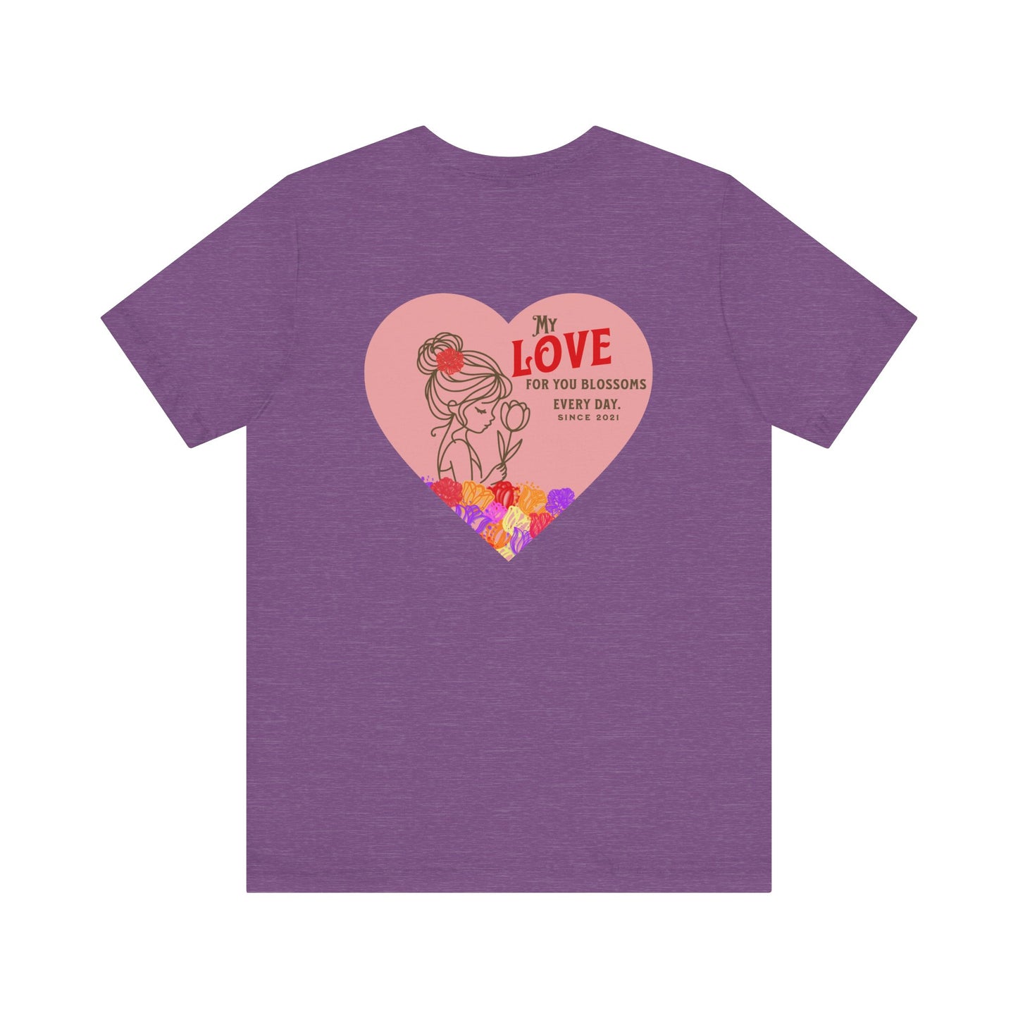 Love In Full Bloom Double-Sided Tee