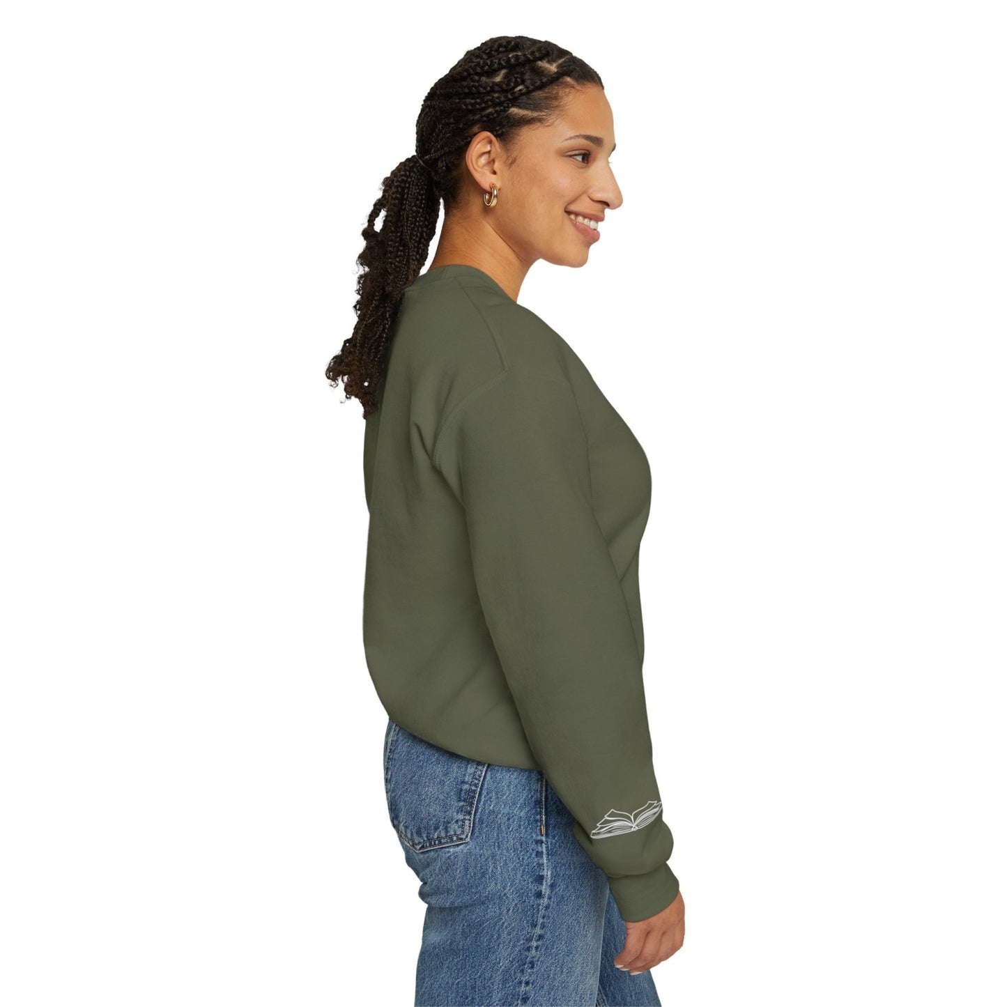 Comfy Librarian Crewneck Sweatshirt
