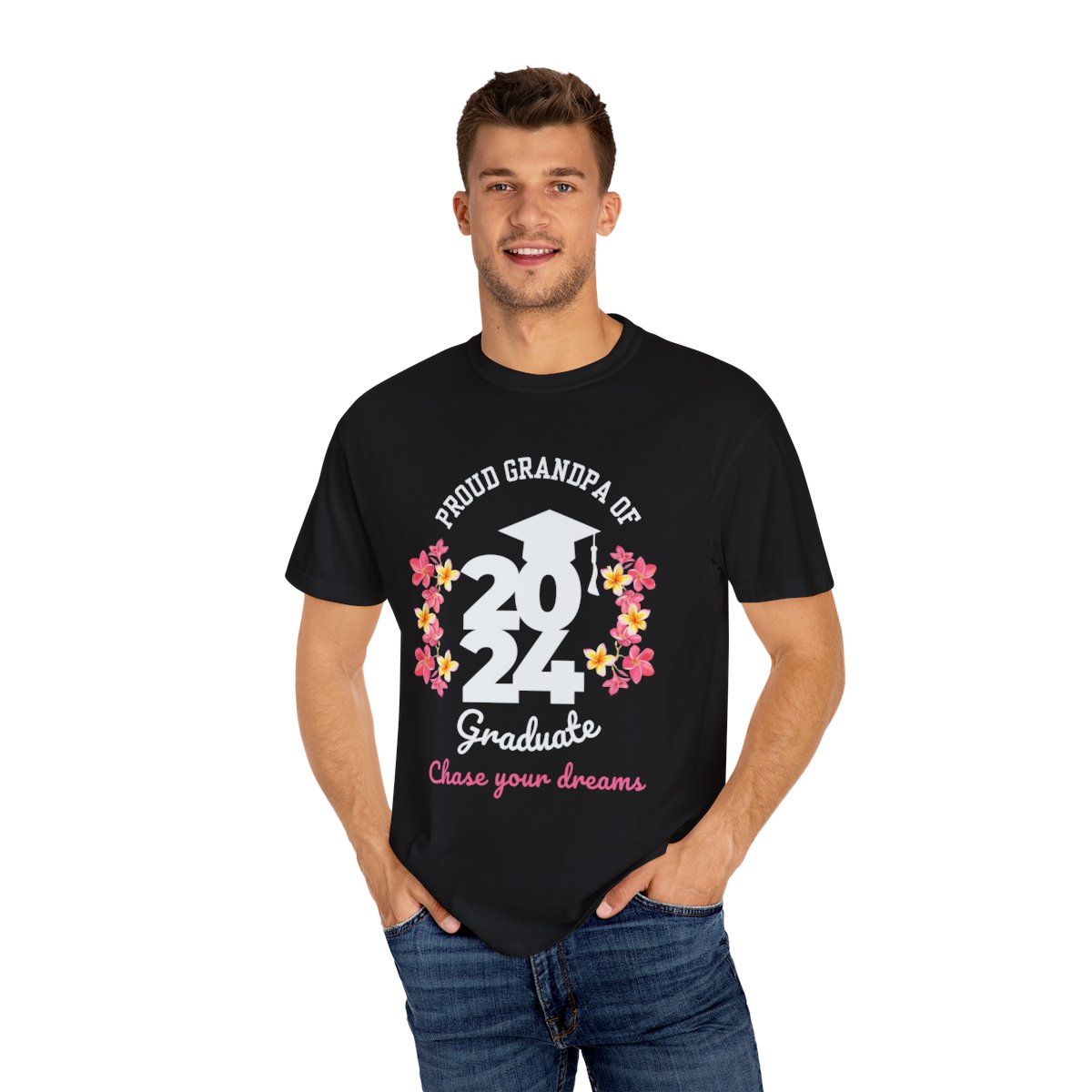 2024 Graduate Proud Grandpa Comfy T-shirt