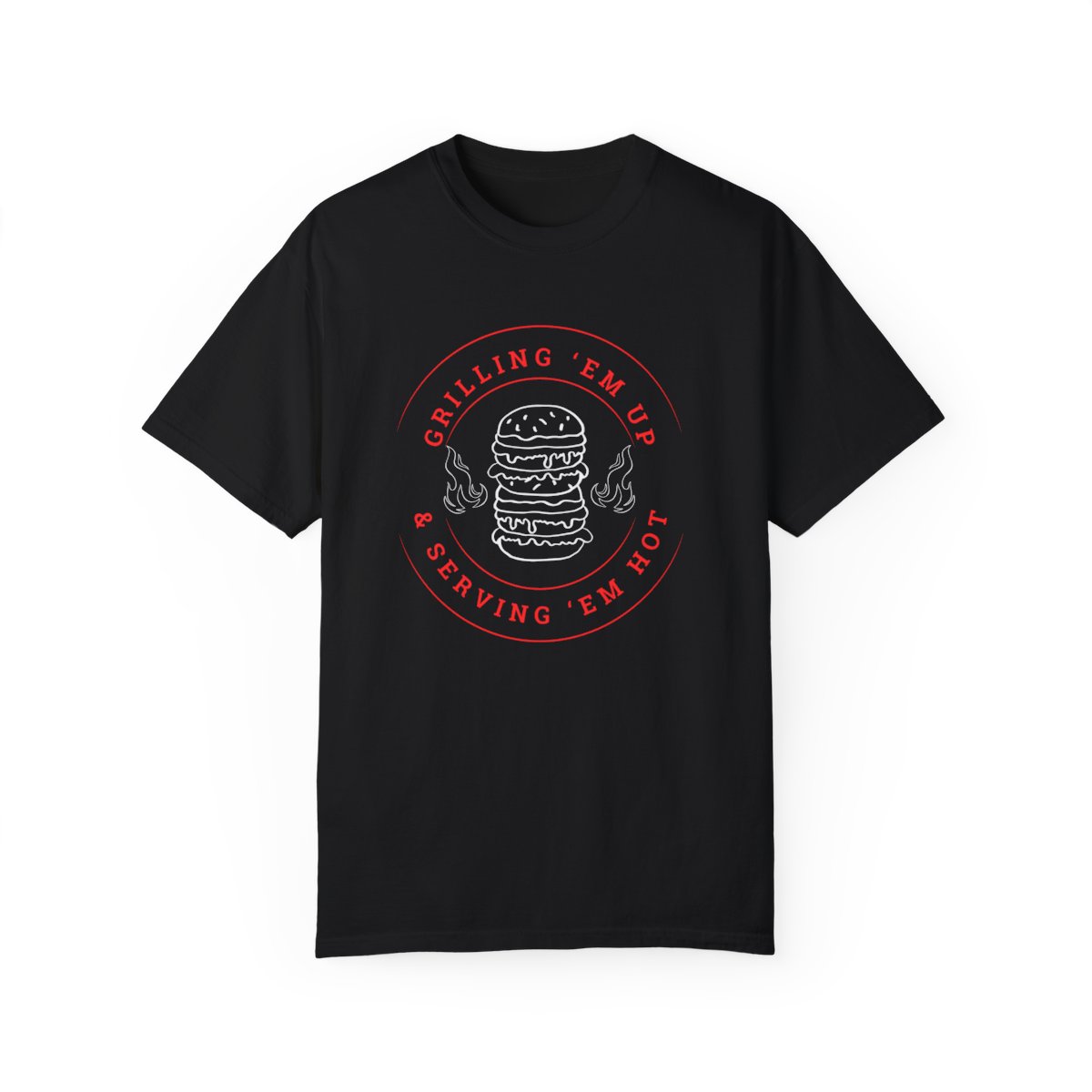 Stylish Comfy T-shirt for Dads and Grilling Fans
