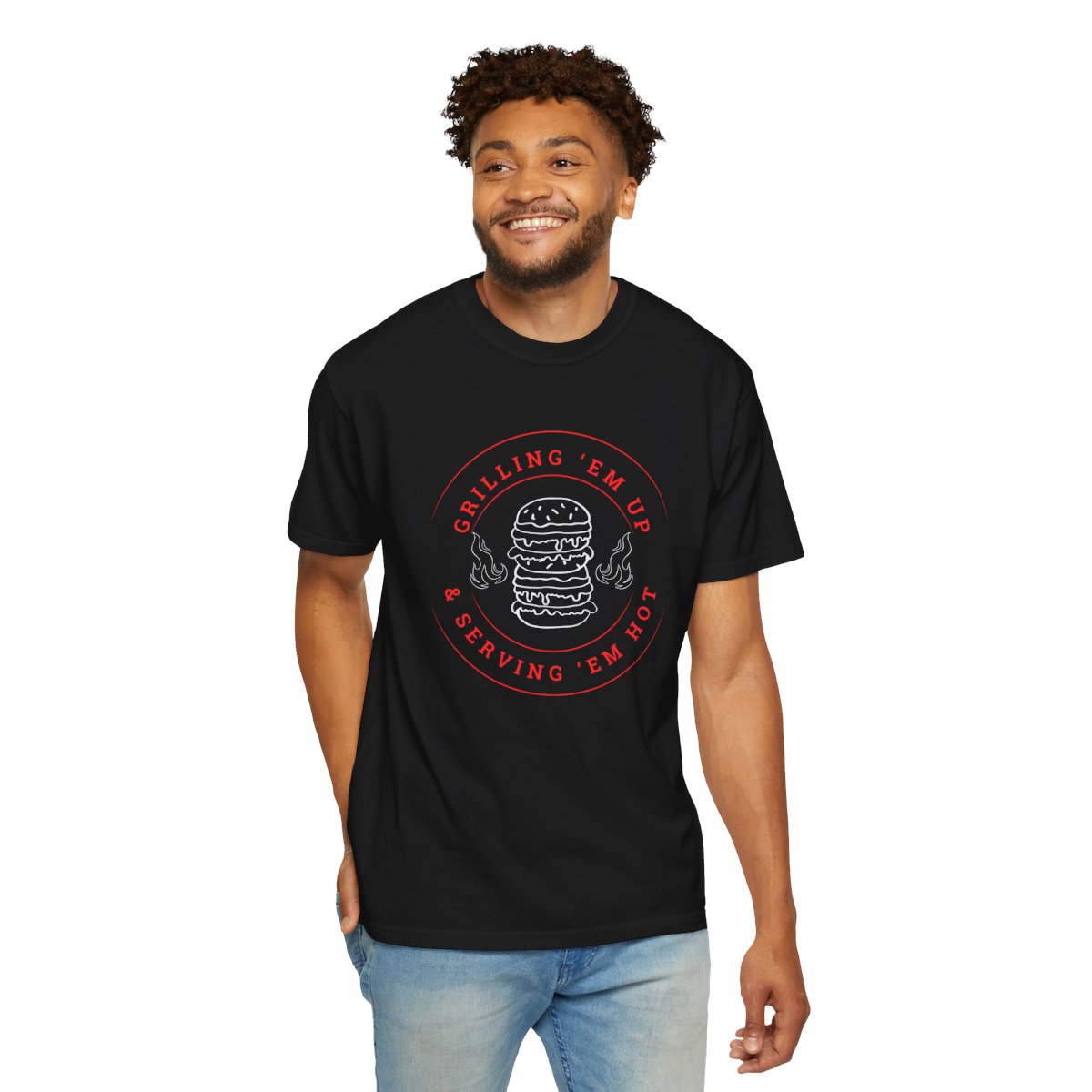 Stylish Comfy T-shirt for Dads and Grilling Fans
