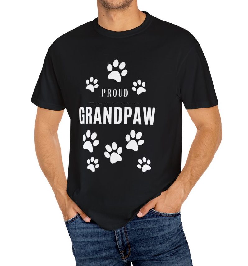Chic T-shirt for Fur Grandpa