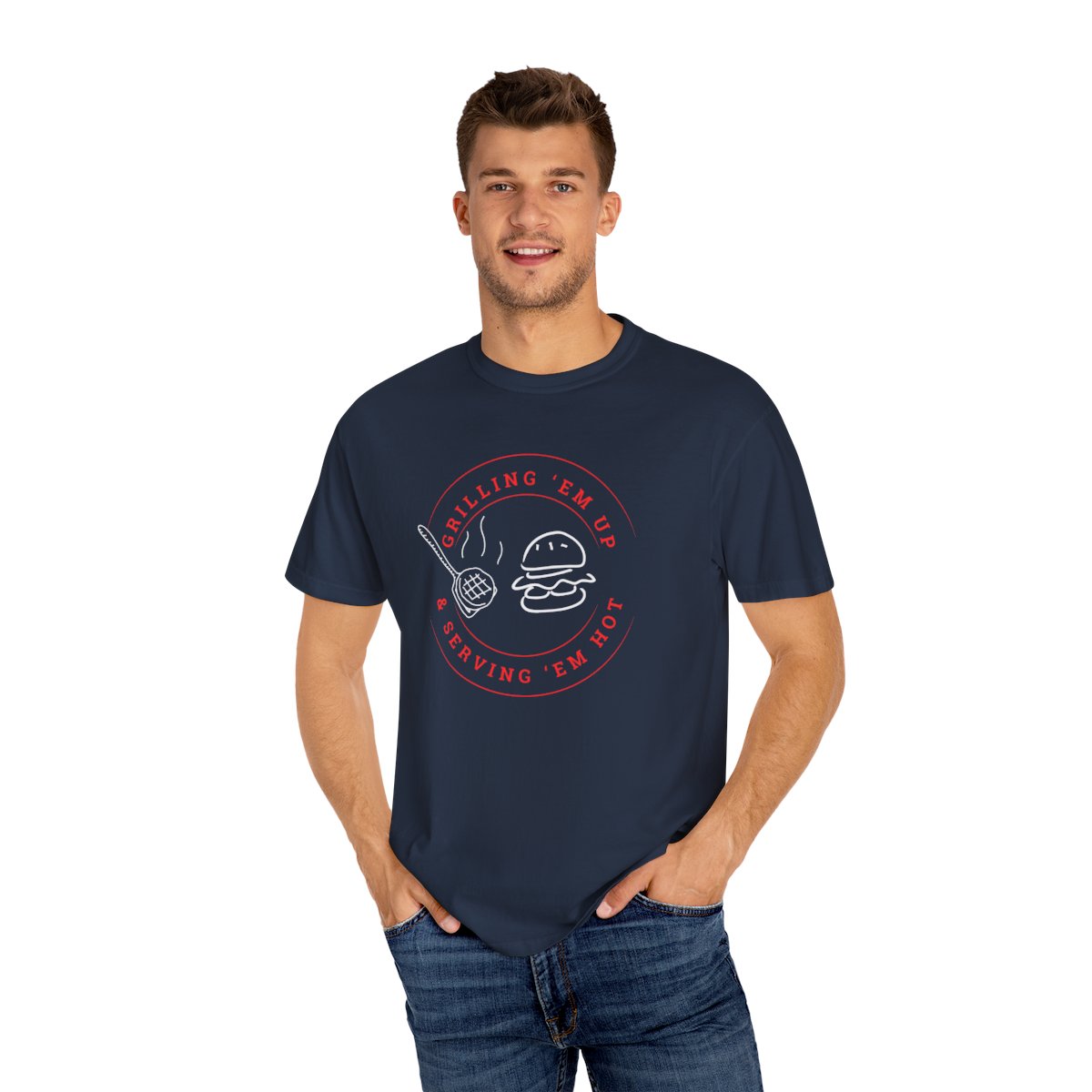 Cool Comfy T-shirt for Dads and Grilling Fans