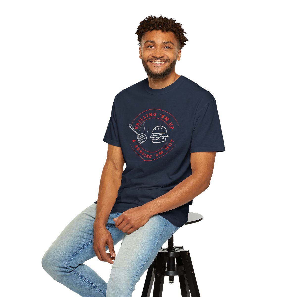 Cool Comfy T-shirt for Dads and Grilling Fans