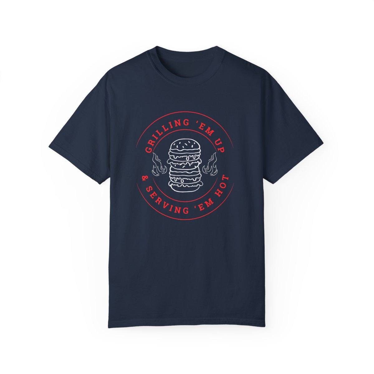 Stylish Comfy T-shirt for Dads and Grilling Fans