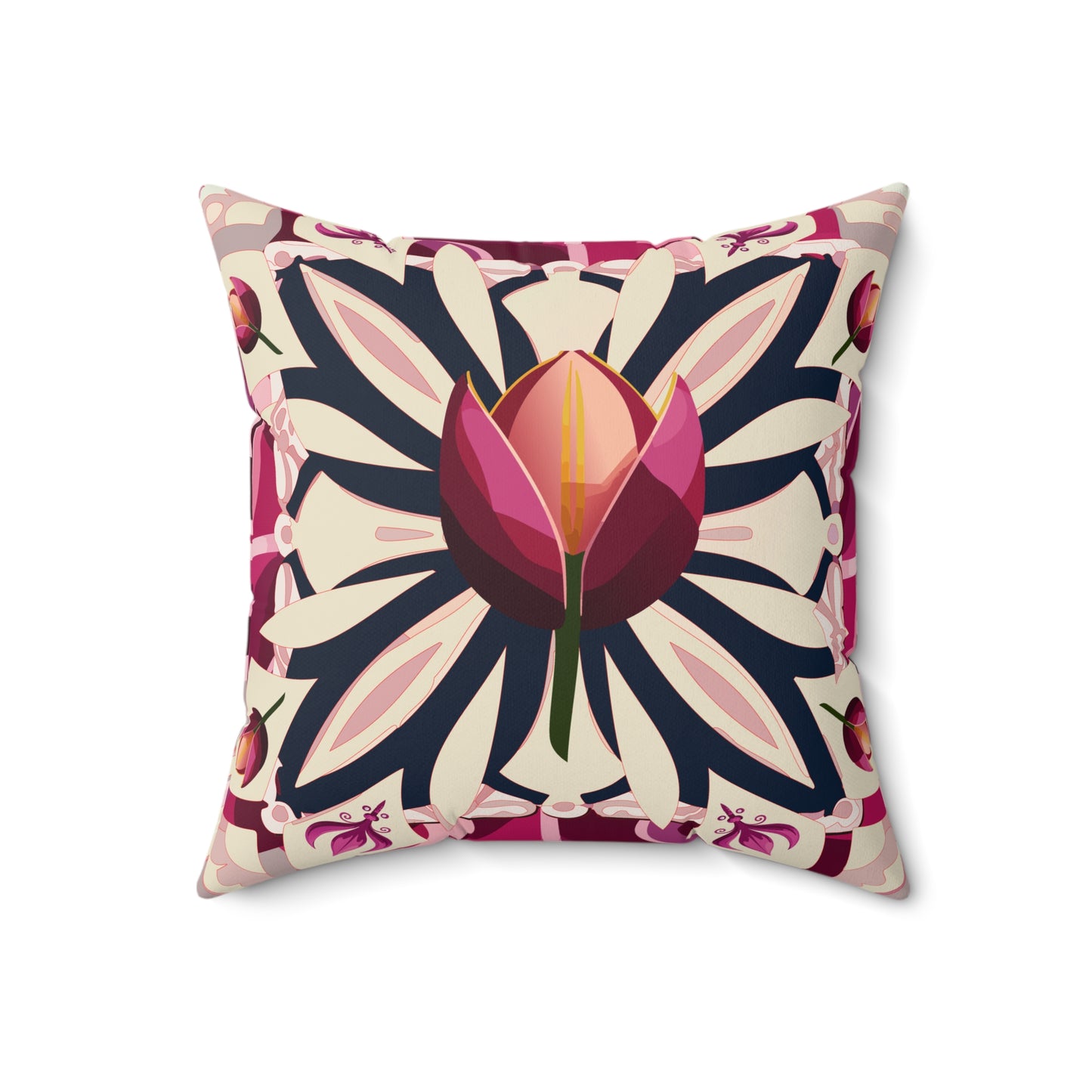 Faux Suede Square Pillow