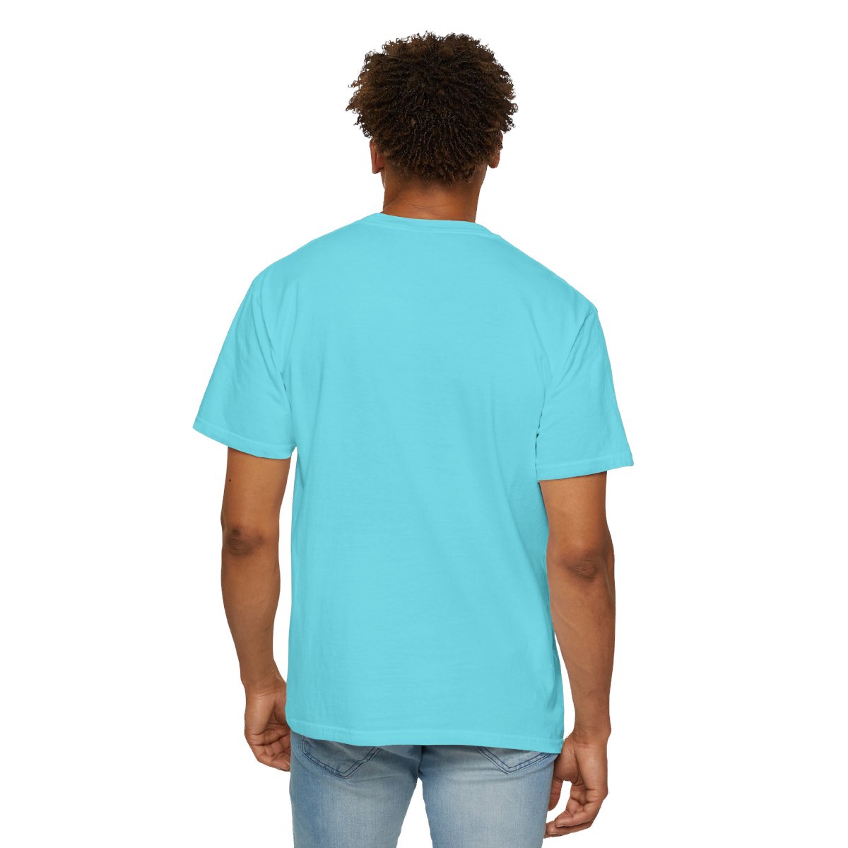 Chic Surfer Themed T-shirt Featuring Riding Dude with Cool Phrase