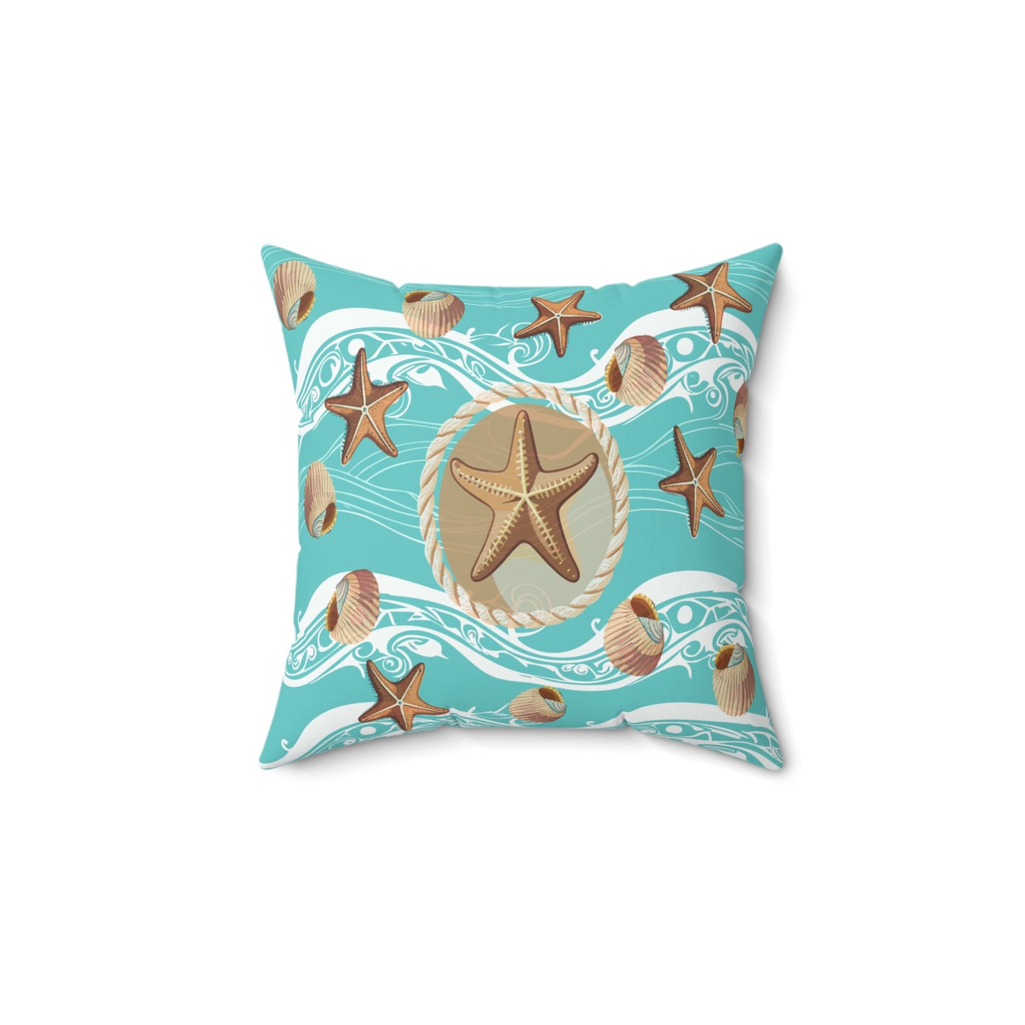 Nautical Inspired Square Pillow