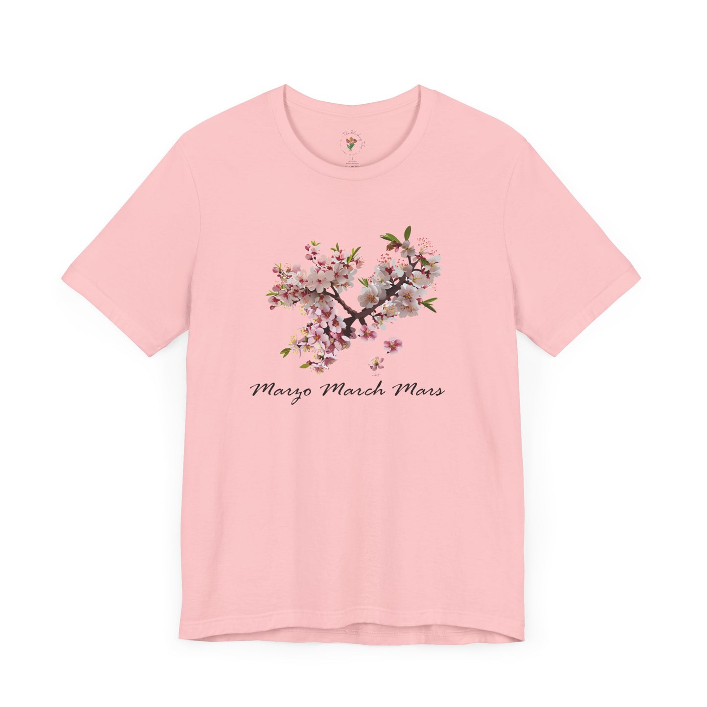 Cherry Blossom Unisex Tee - Nature-Inspired Spring Shirt for March Celebrations