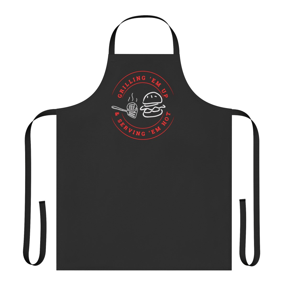 Cool Black Apron for Dads and Grilling Fans