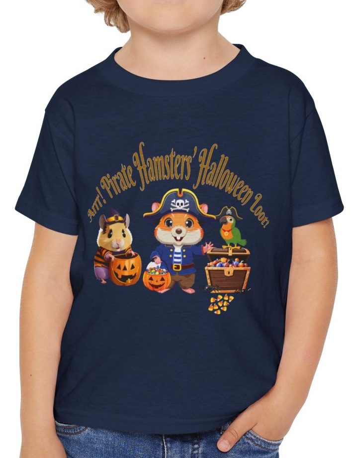 Halloween Inspired Pirate Heavy Cottonâ„¢ Toddler T-shirt