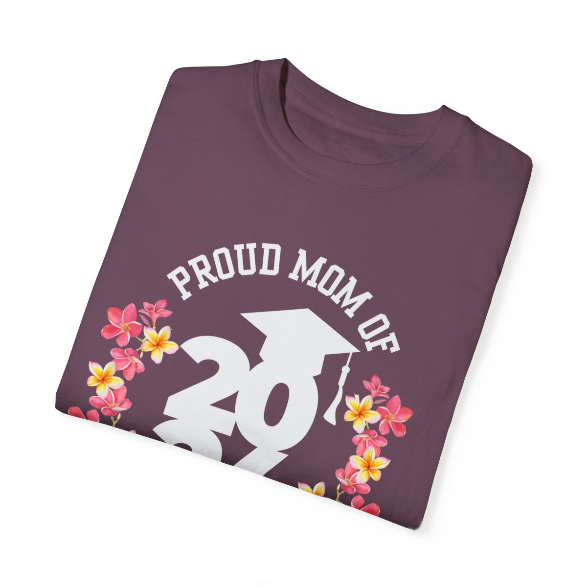 2024 Graduate Proud Mom Comfy T-shirt with Light Letters