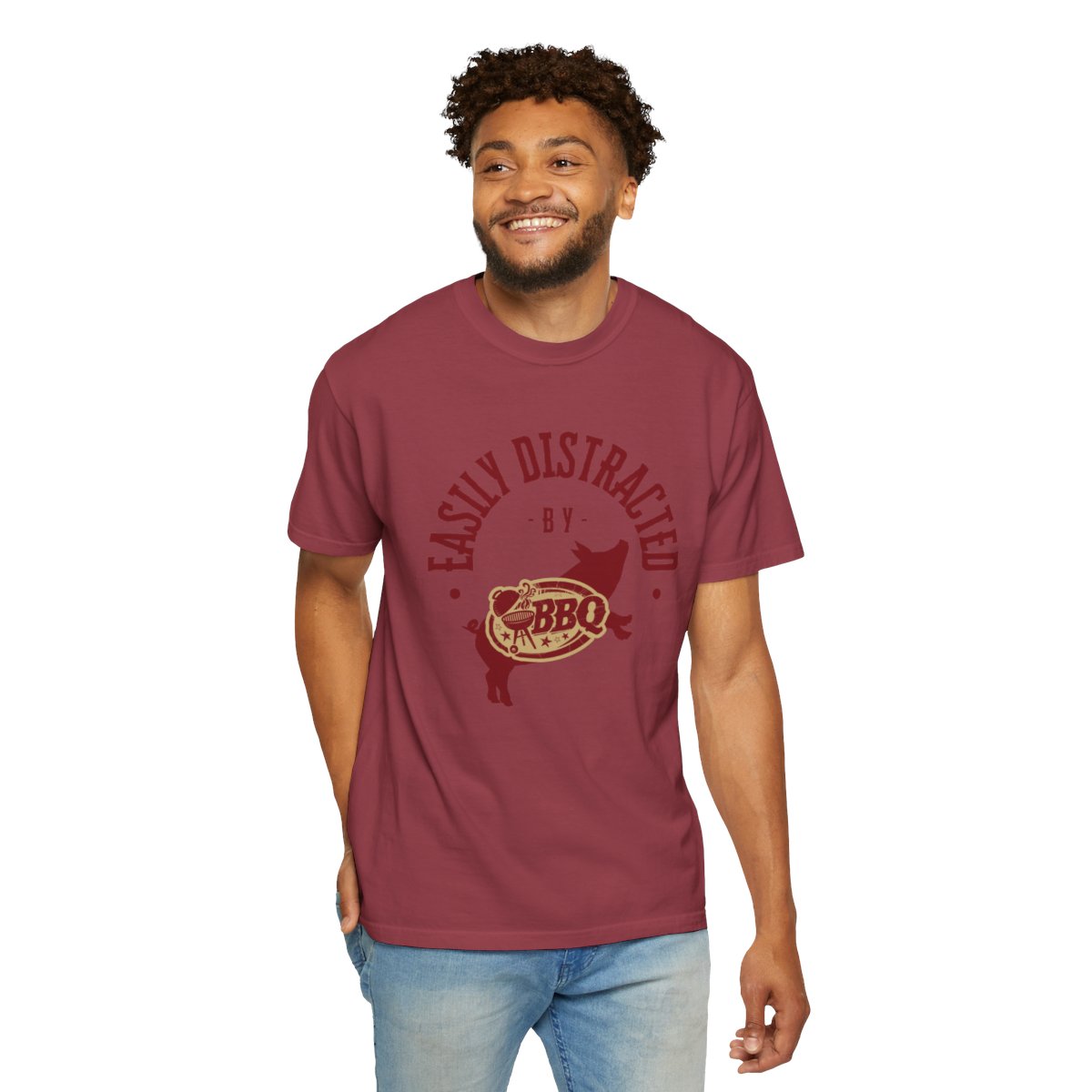 Humorous BBQ T-Shirt for Dad and Grilling Fans in Various Colors