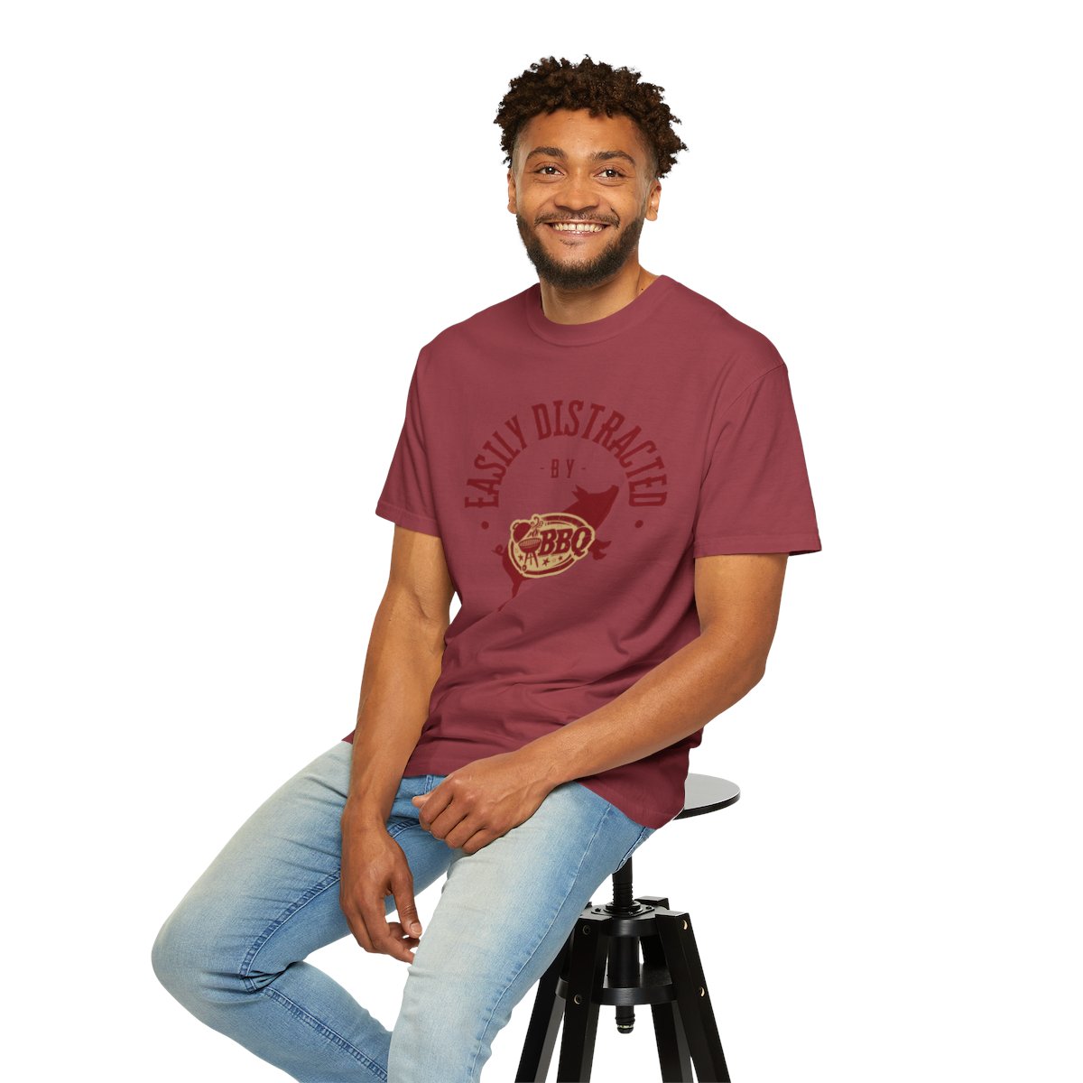 Humorous BBQ T-Shirt for Dad and Grilling Fans in Various Colors
