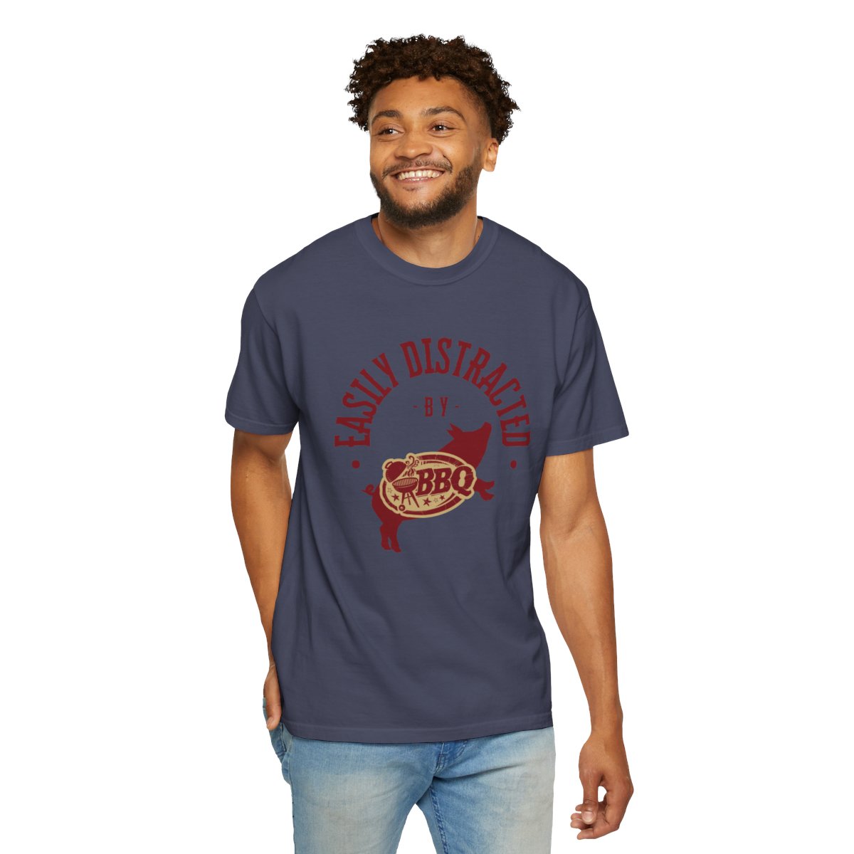 Humorous BBQ T-Shirt for Dad and Grilling Fans in Various Colors