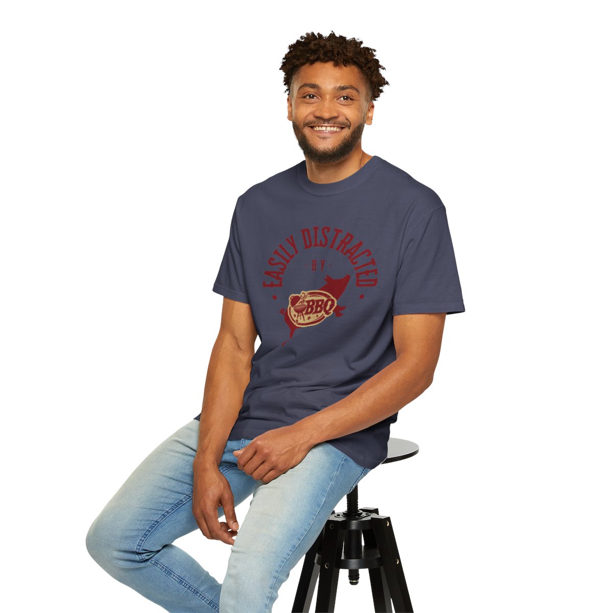Humorous BBQ T-Shirt for Dad and Grilling Fans in Various Colors