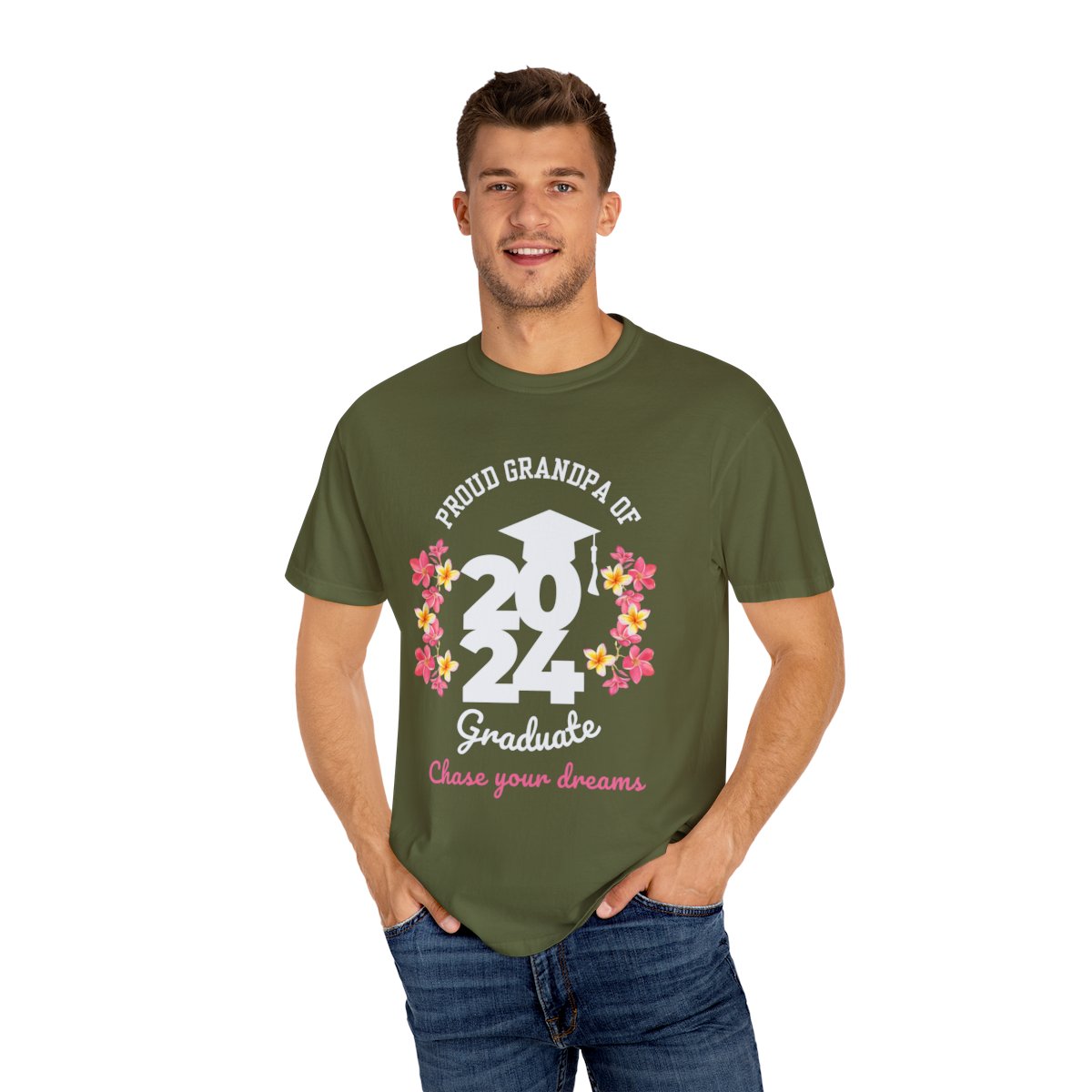 2024 Graduate Proud Grandpa Comfy T-shirt