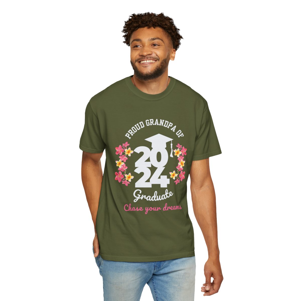 2024 Graduate Proud Grandpa Comfy T-shirt
