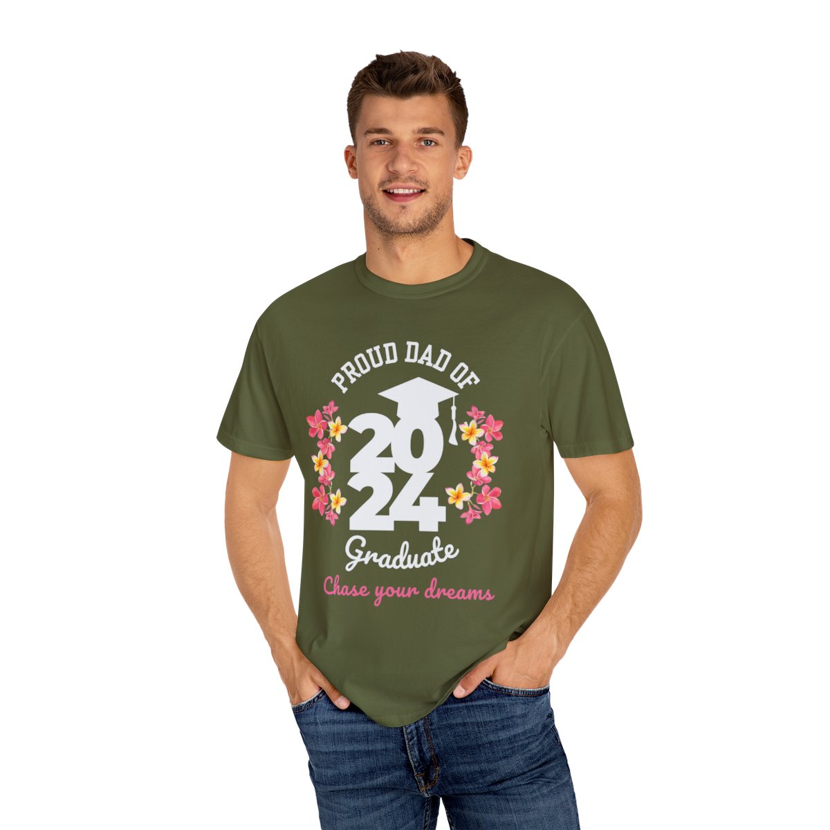 2024 Graduate Proud Dad Comfy T-shirt