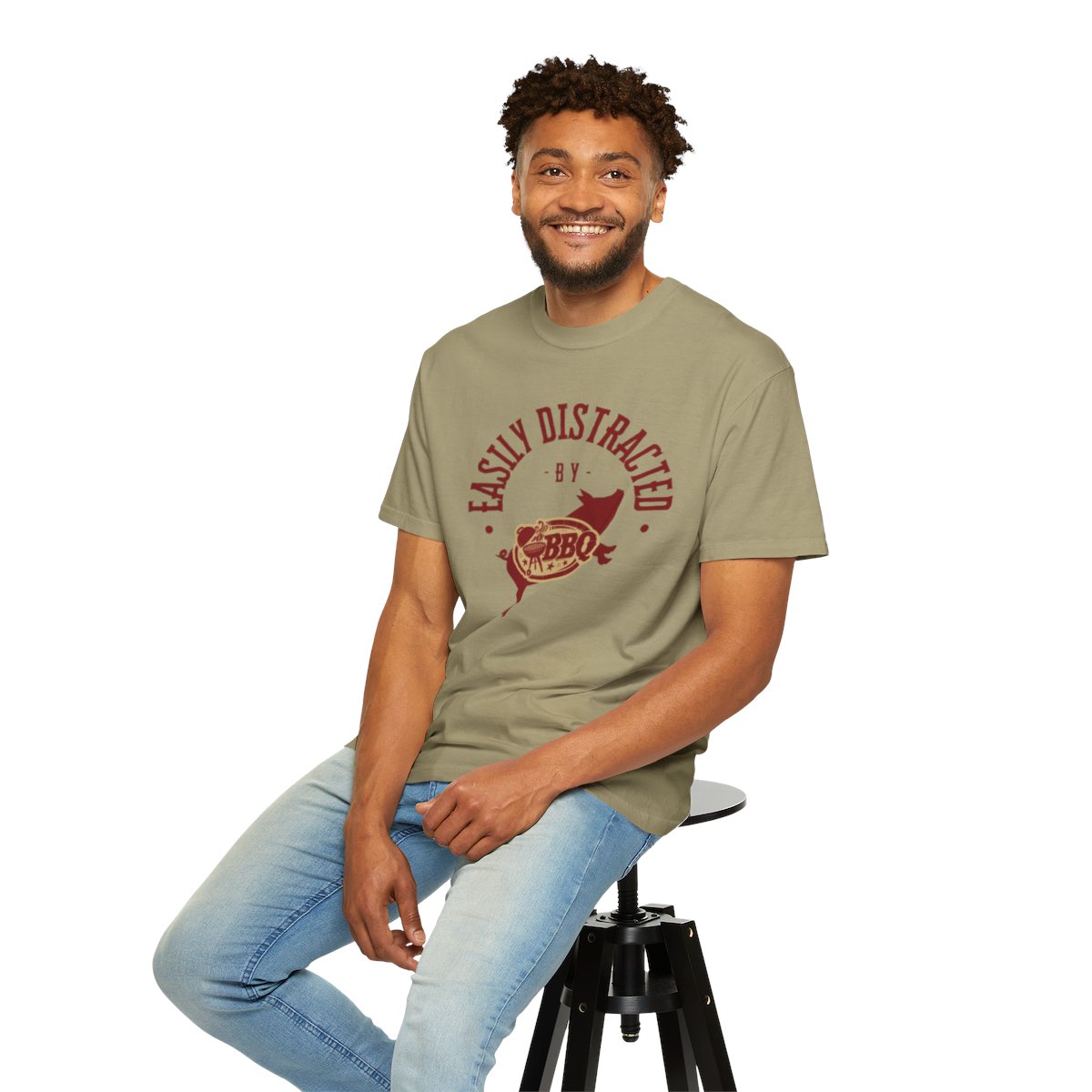 Humorous BBQ T-Shirt for Dad and Grilling Fans in Various Colors