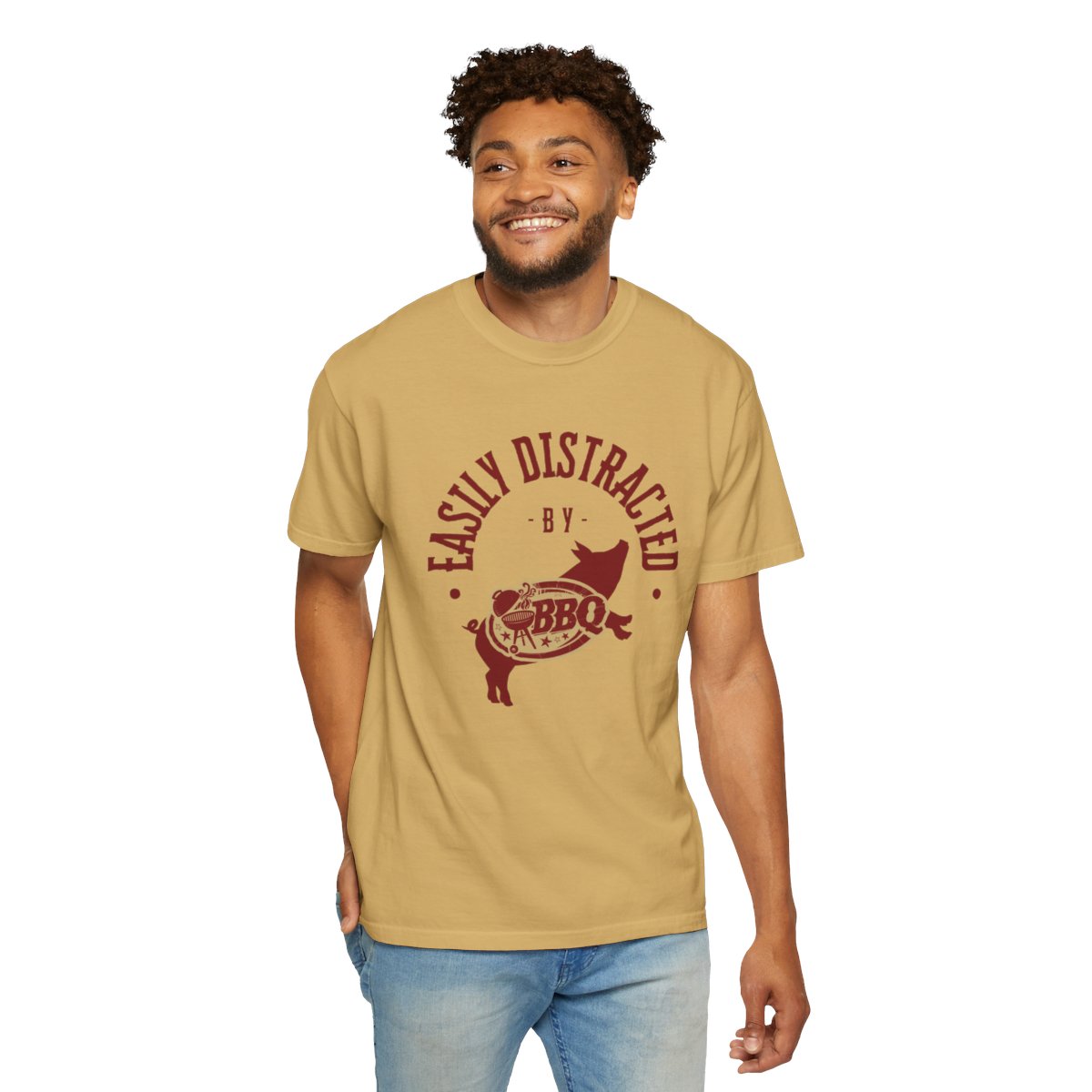 Humorous BBQ T-Shirt for Dad and Grilling Fans in Various Colors