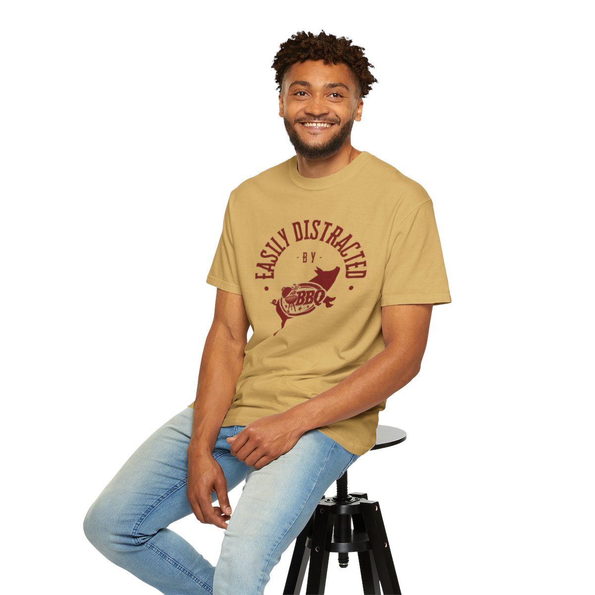 Humorous BBQ T-Shirt for Dad and Grilling Fans in Various Colors