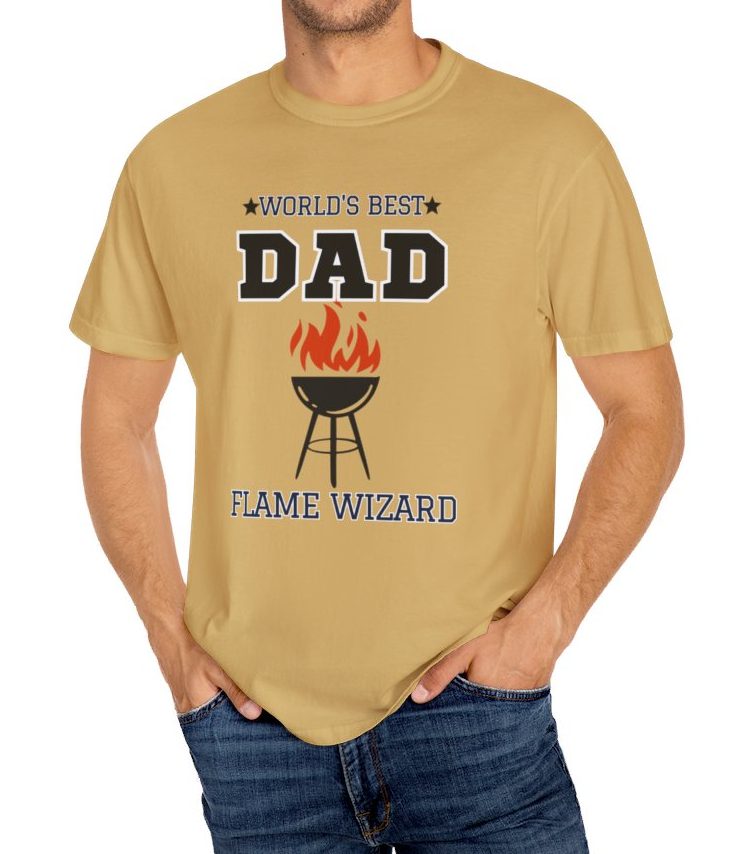 Stylish T-shirt for Dads that Like to Grill