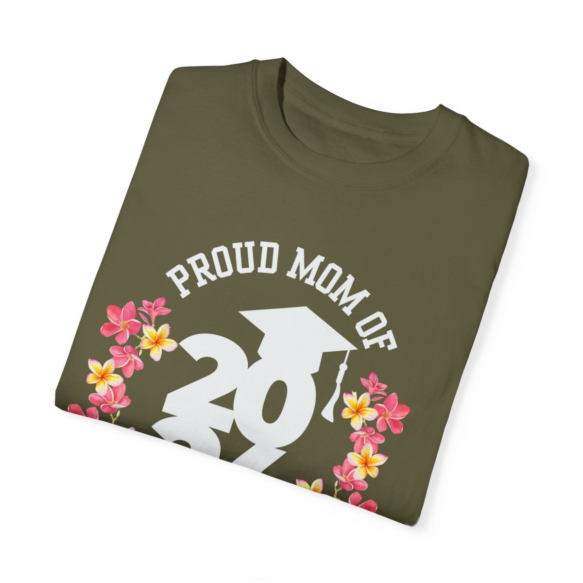 2024 Graduate Proud Mom Comfy T-shirt with Light Letters