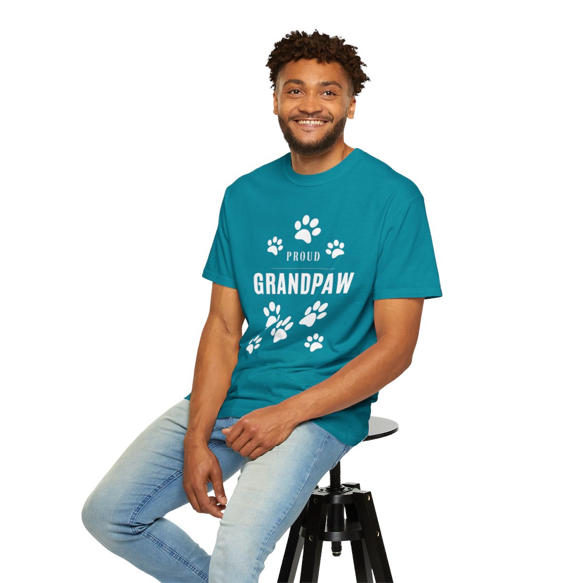 Chic T-shirt for Fur Grandpa