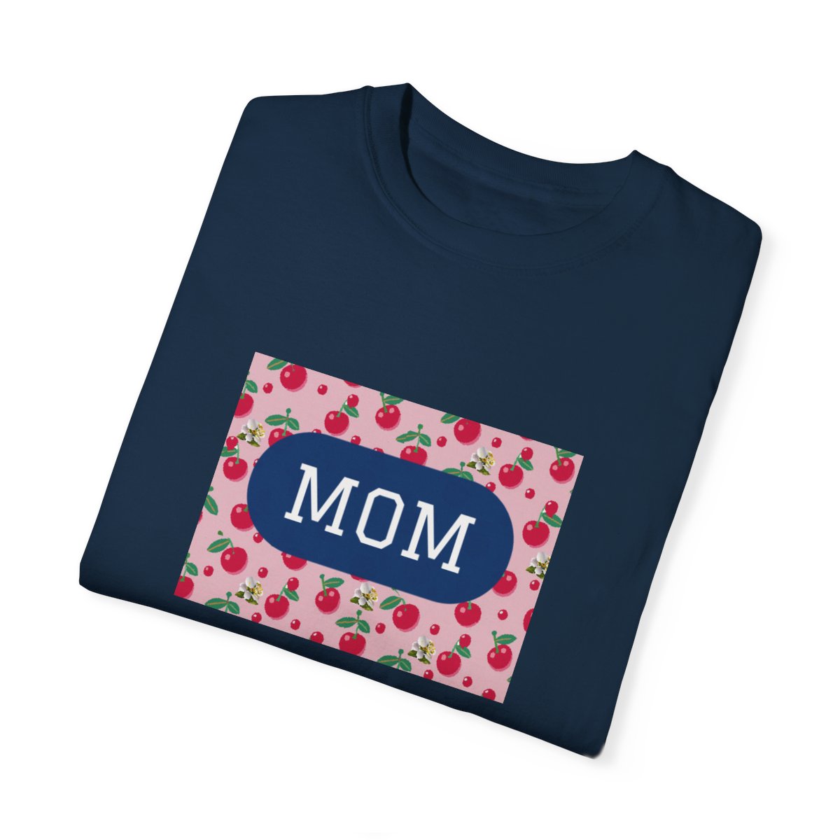 Comfy Cherries Mom Plaque Logo T-Shirt