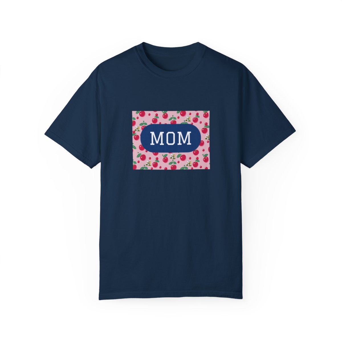 Comfy Cherries Mom Plaque Logo T-Shirt