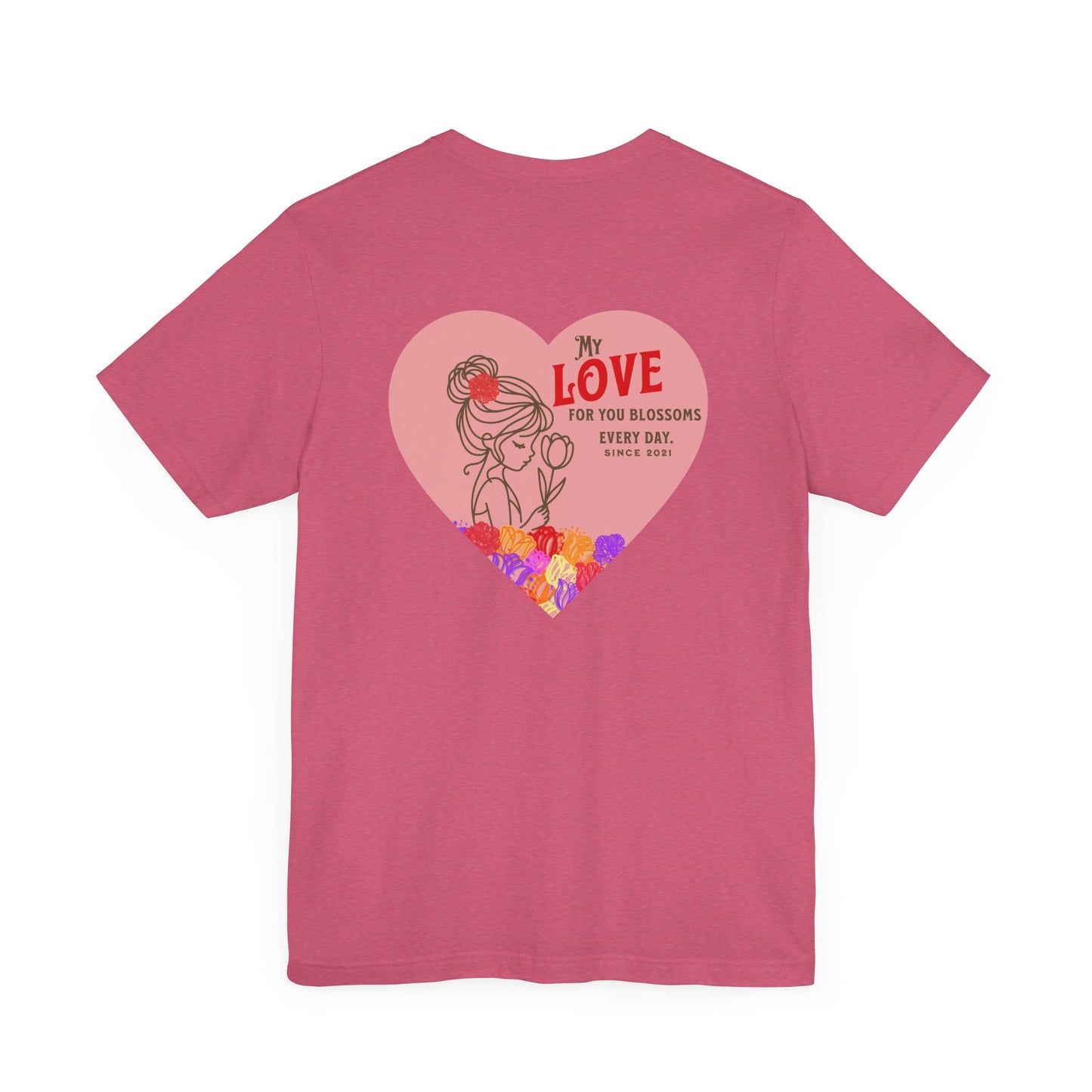 Love In Full Bloom Double-Sided Tee
