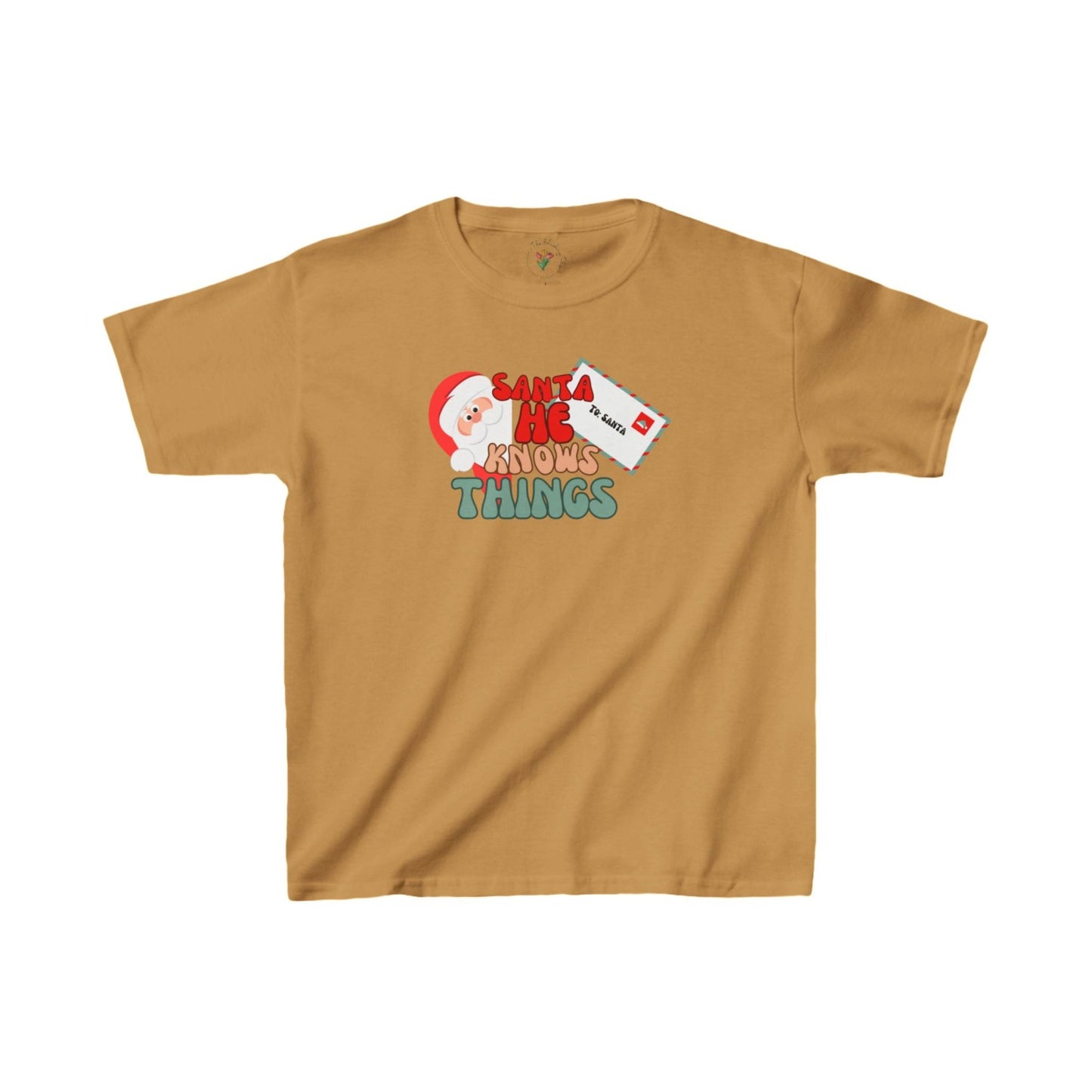 Funny Santa Kids Heavy Cottonâ„¢ Tee