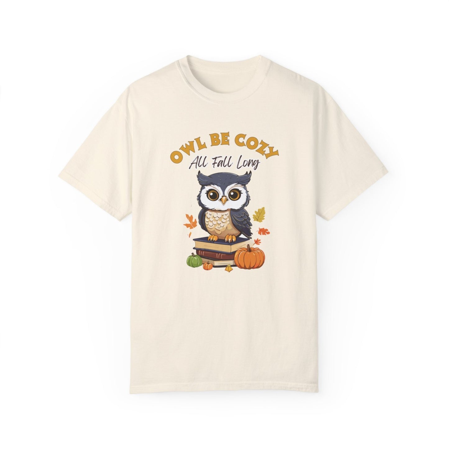 Comfy Fall Tee Featuring Smart Owl
