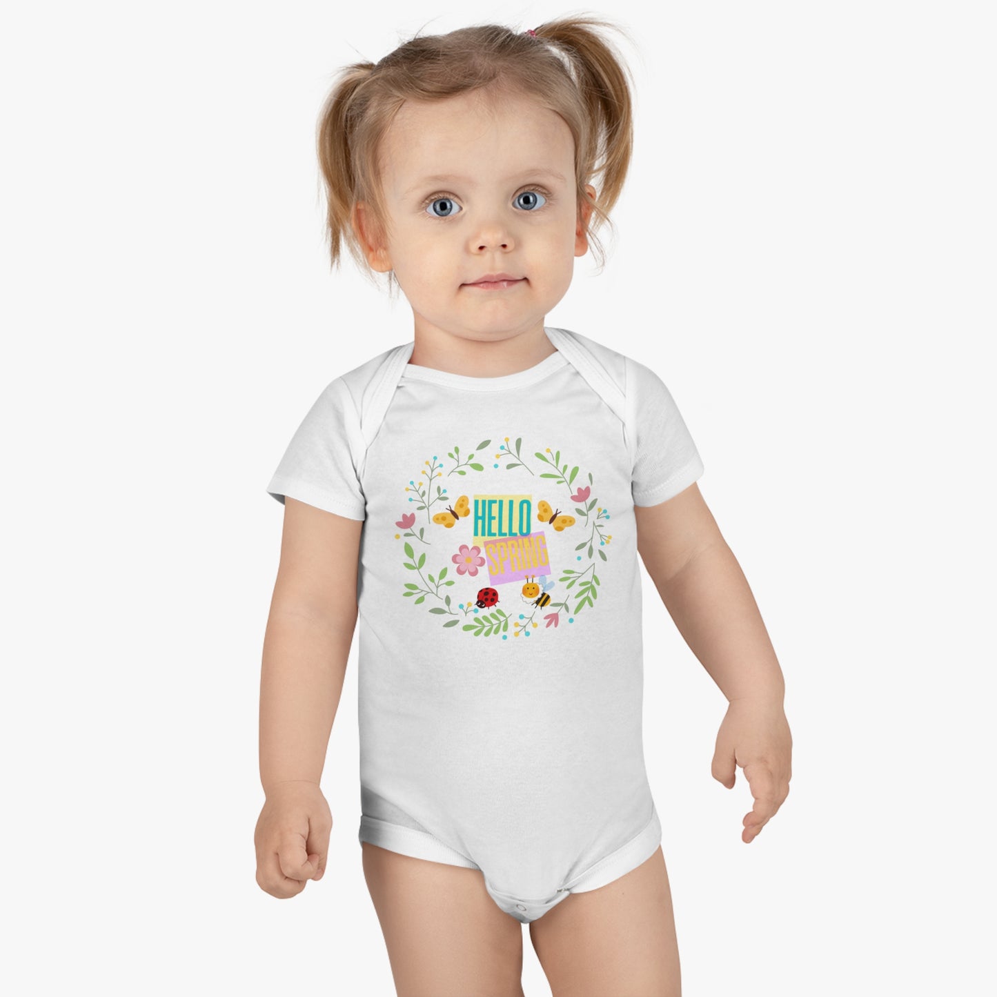 Spring Inspired Onesie® Organic Baby Bodysuit
