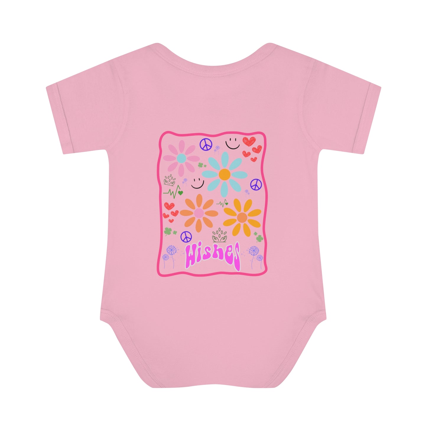 Joyful Wishes Infant Baby Rib Bodysuit