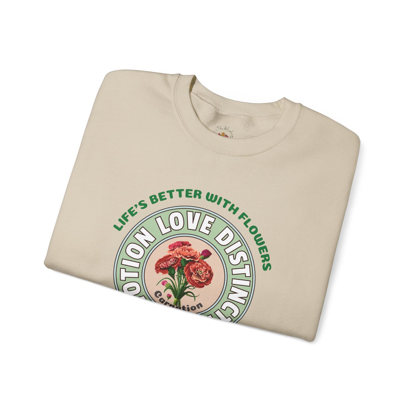 January Carnation Crew Neck Sweatshirt