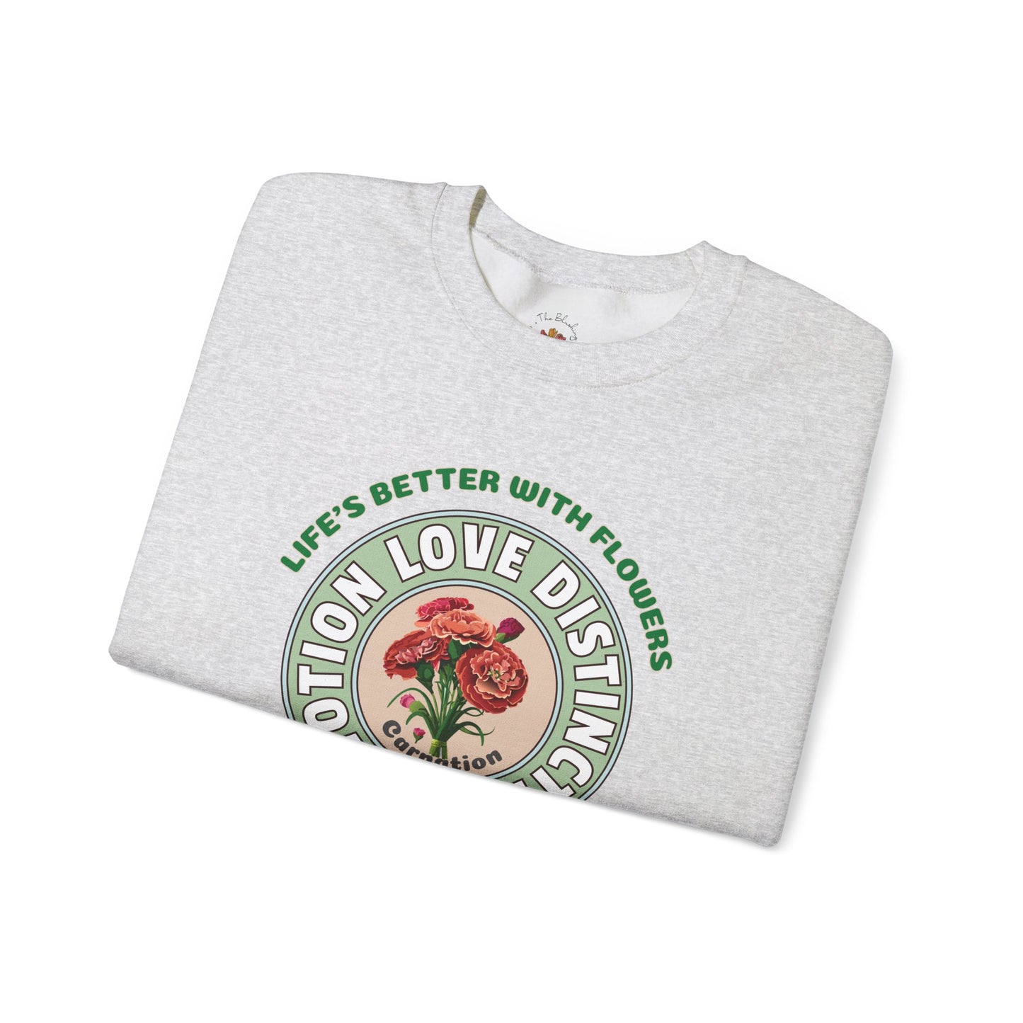 January Carnation Crew Neck Sweatshirt