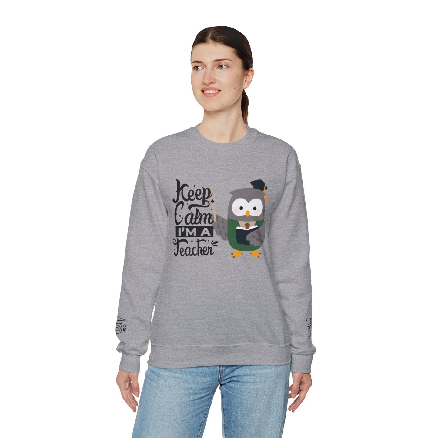 Comfy Teacher Crewneck Sweatshirt