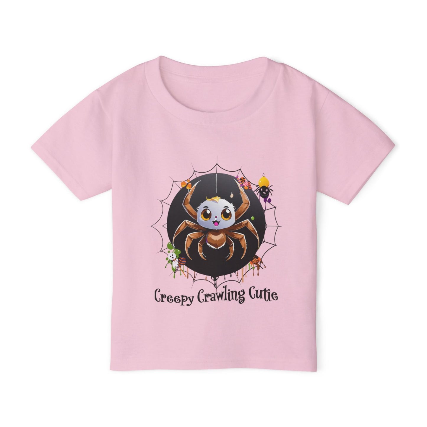 Halloween Inspired Creepy Spider Heavy Cottonâ„¢ Toddler T-shirt