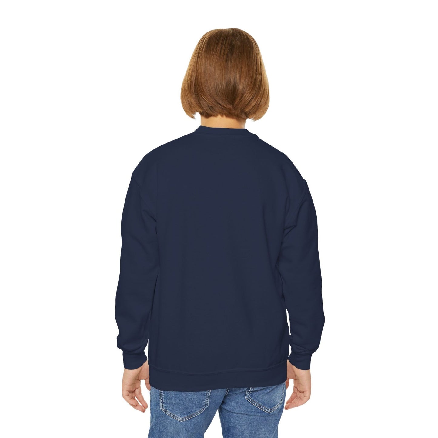 Cozy Youth Crewneck Sweatshirt Featuring Skater Hammies