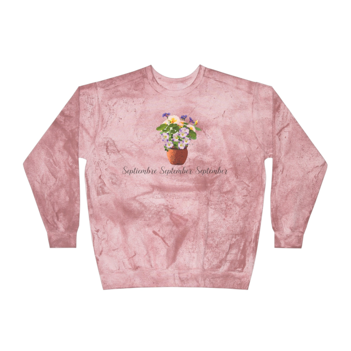 Comfy Cozy Floral Sweatshirt September Birthday Flower Morning Glories