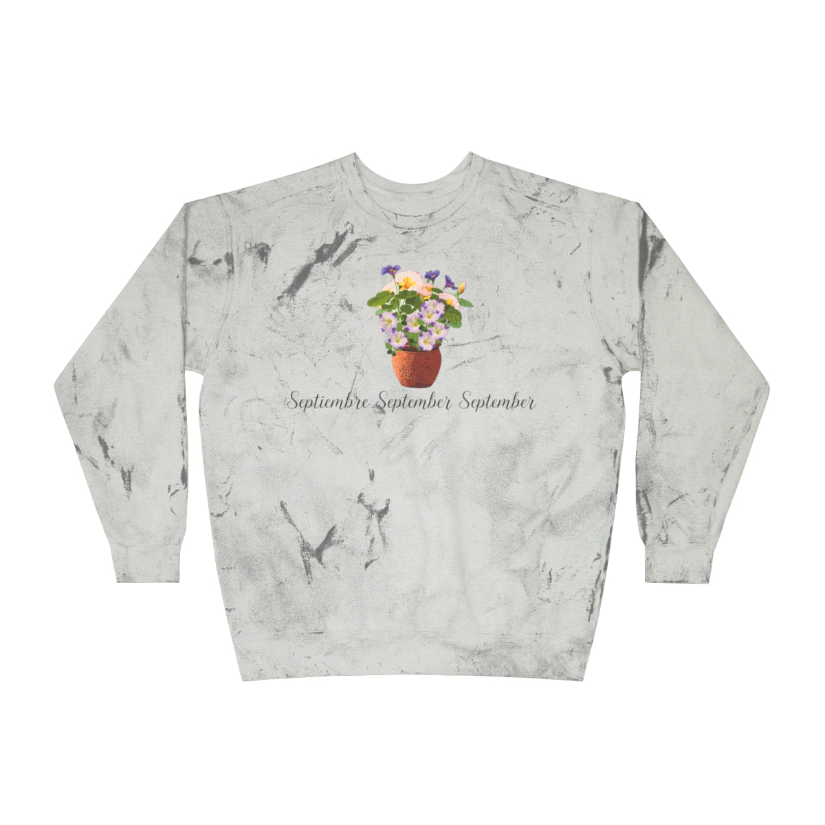 Comfy Cozy Floral Sweatshirt September Birthday Flower Morning Glories