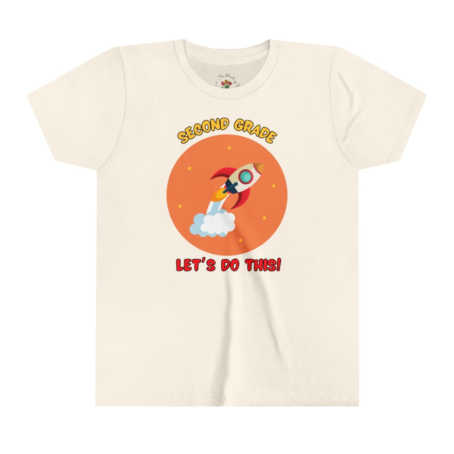 Second Grade Back to School Tee with Motivational Phrase